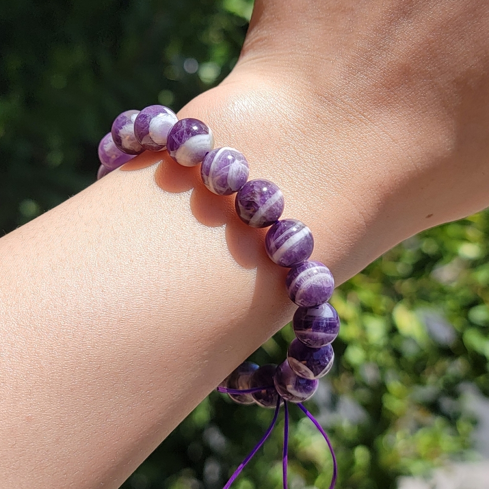 NEW 10MM DREAM AMETHYST BRACELET